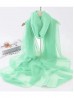 Chiffon Solid Color Fashion Scarf
